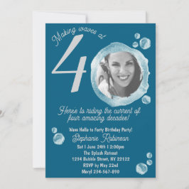 Invitación 40.º aniversario anual de las burbujas