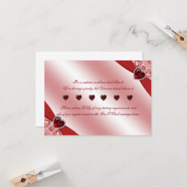 Invitación 40.º Aniversario del Boda de Ruby Instrucciones es