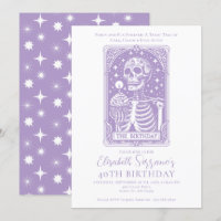 40.º cumpleaños Tarot Lavender gótico