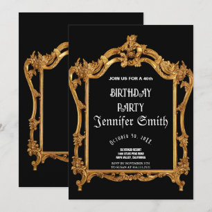 Invitación 40.º Fiesta de cumpleaños