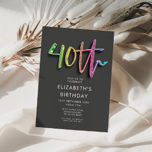 Invitación 40 Aniversario del Arcoiris