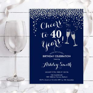 Invitación 40 Aniversario - Saludos A La Marina De Plata De 4