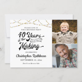 Invitación 40 AÑOS EN EL Oro Negro DE HACER