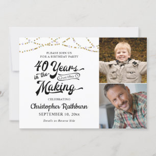 Invitación 40 AÑOS EN EL Oro Negro DE HACER