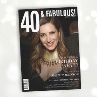 40 y Fabulous Magazine tapa 40 cumpleaños