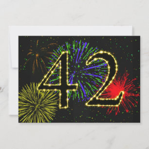 Invitación 42.ª fiesta de cumpleaños