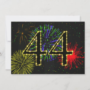 Invitación 44.ª fiesta de cumpleaños