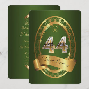 Invitación 44.o, hombre de la mujer de la fiesta de