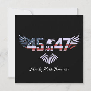 Invitación 45-47 Presidente 2024 Trump regresa a la Casa Blan