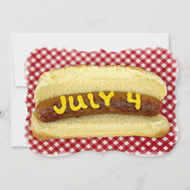 Invitación 4.º feriado de julio (Anverso)