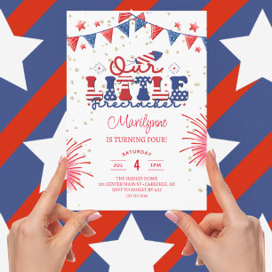 Invitación 4.º Fiesta de cumpleaños