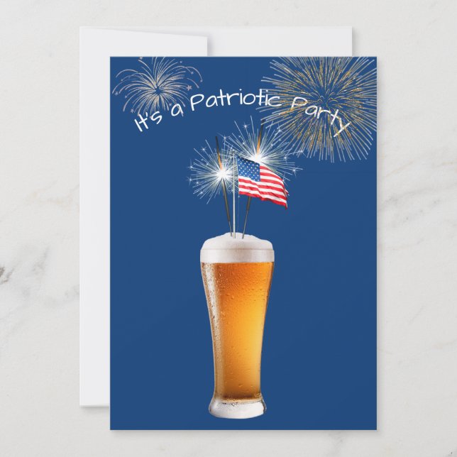 Invitación 4.º Fiesta De Julio (Anverso)