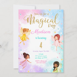 Invitación 4.º Fiesta de la Feria de Cumpleaños