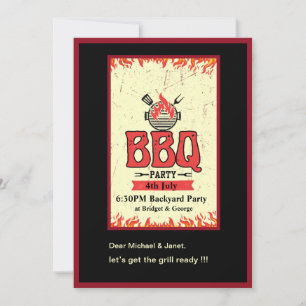 Invitación 4.º fiesta del patio trasero