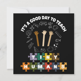 Invitación 4/4, es un buen día para enseñar a pequeños humano