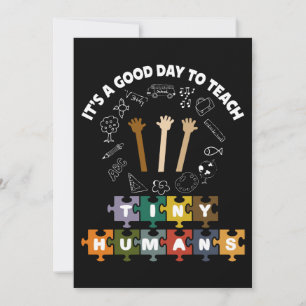 Invitación 4/4, es un buen día para enseñar a pequeños humano