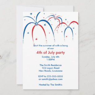 Invitación 4 de julio