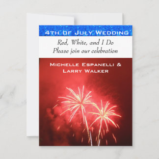 Invitación 4 de julio Boda