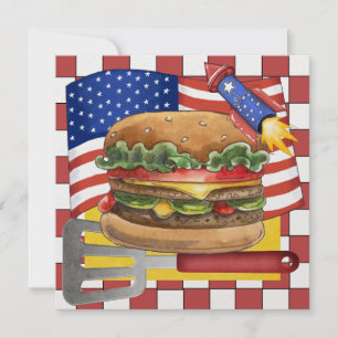 Invitación 4 de julio - ¡Cocina barbacoa! SRF