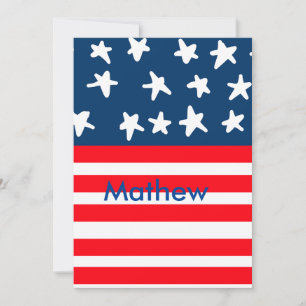 Invitación 4 de julio día de la independencia agregar nombre 