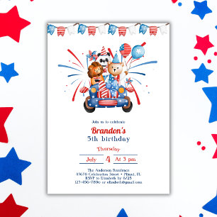Invitación 4 de julio Día de la Independencia de los Niños 5