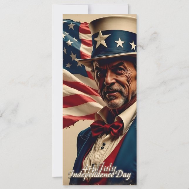 Invitación 4 de julio - Espíritu de independencia (Anverso)