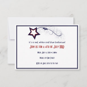 Invitación 4 de julio Estrella Patriótica