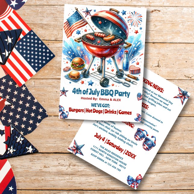 Invitación 4 de julio Fiesta de Bashyard Beq, miembro de la R (Subido por el creador)