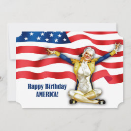 Invitación 4 de julio Fiesta | Pin-Up Retro de eventos