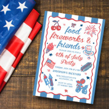 4 de julio Fuegos artificiales Estados Unidos Band