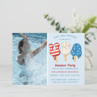 4 de julio Piscina y Crema de Hielo Invitado