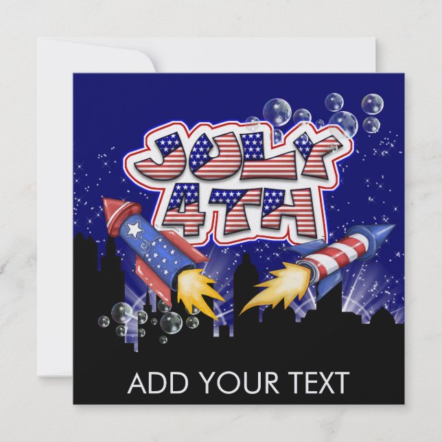 Invitación 4 de julio - SRF (Anverso)