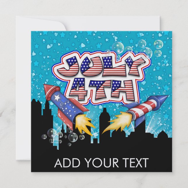 Invitación 4 de julio - SRF (Anverso)