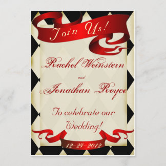 invitación 4 del boda del carnaval del top grande