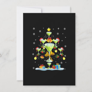 Invitación 4.nEZ Margarita Árbol de Navidad Feliz Navidad Mar