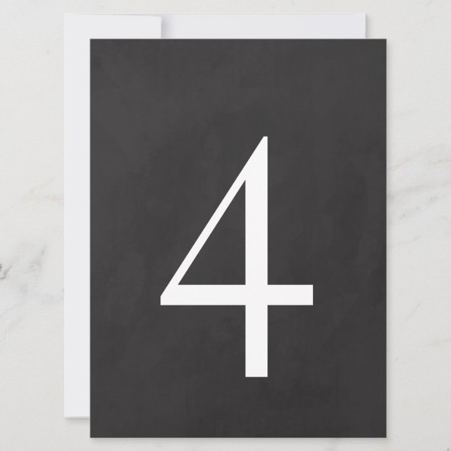 Invitación 4 Número de cuadro 6,5 x 8,75 (Anverso)