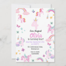 4 siempre mágicos, cumpleaños de unicornio, arcoir