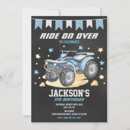 Invitación 4 Wheeler Birthday Invitation / Quad Bike / ATV