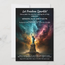 Invitación 4th of July Invitation – Statue of Liberty