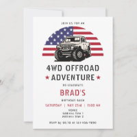4WD Off Road Adventure 4x4 Cumpleaños de la indust