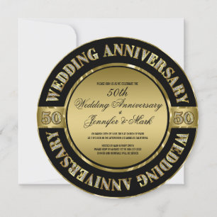 Invitación 50º Aniversario de Boda - Caballo y Carruaje de Bo