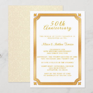 Invitación 50º Aniversario de Bodas de Oro