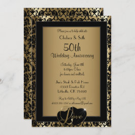 Invitación 50º Aniversario de Bodas de Oro | Amor