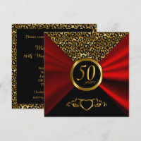 50º Aniversario de Bodas de Oro | Estampado de Leo