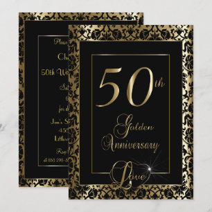 Invitación 50º Aniversario de Bodas de Oro   Texto de bricola