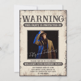 Invitación 50.ª diversión y fabuloso cumpleaños