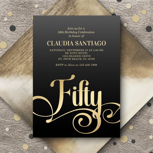 Invitación 50.ª escritura moderna (Subido por el creador)