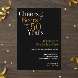 Invitación 50.ª Fiesta de Alegres y Cervezas