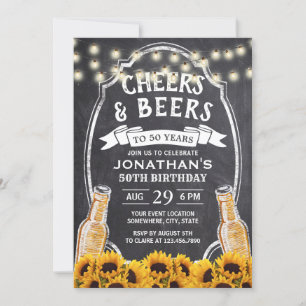 Invitación 50.ª Fiesta de Cerveza Crítica Rústica de Girasol