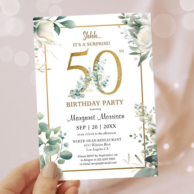Invitación 50.ª Fiesta de Cumpleaños Agua de Verdor (Subido por el creador)